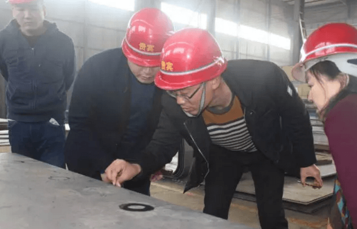 歡迎周南高速宋總，張經理，張部長來偉志鋼模板公司參觀考察偉志鋼模板