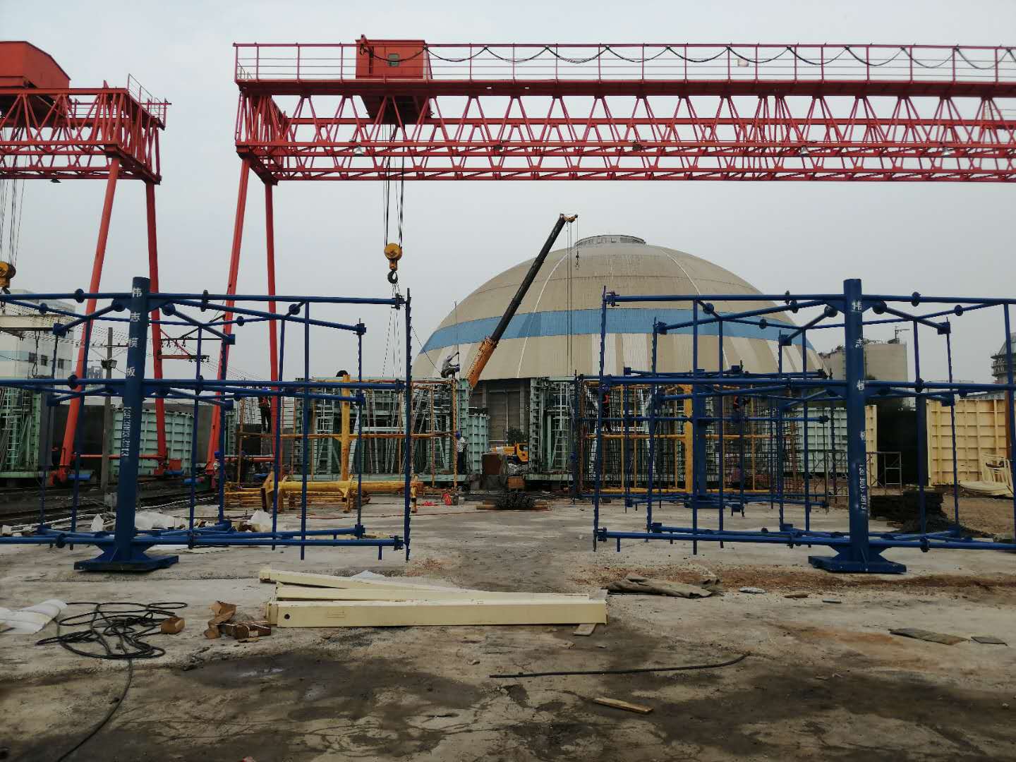 風機胎具現場